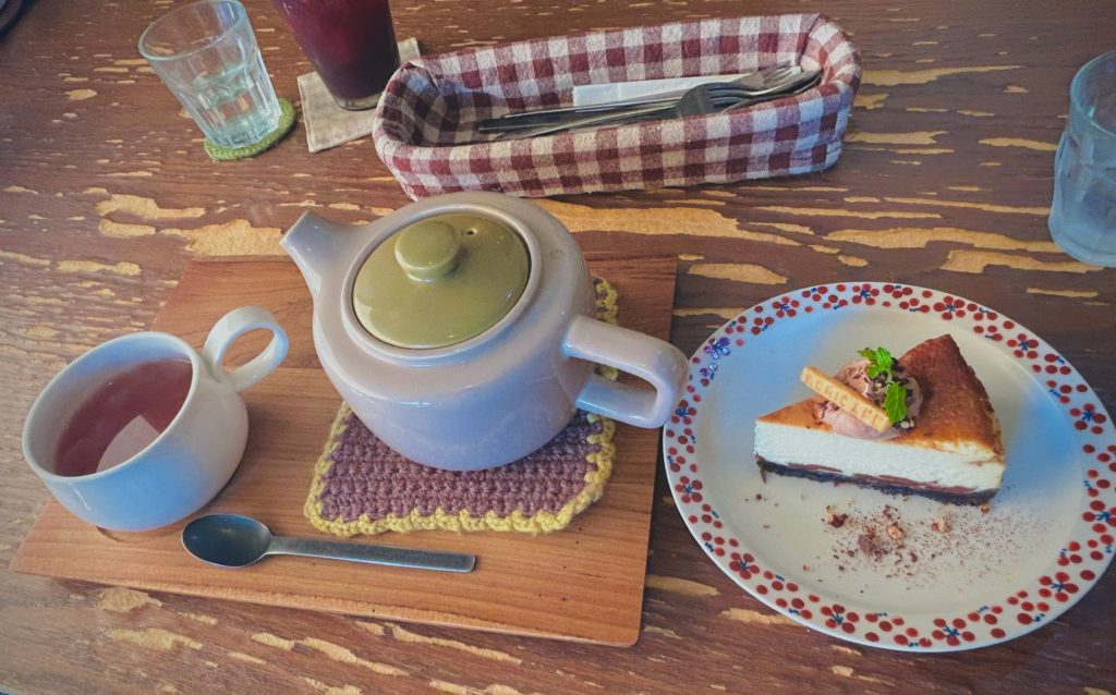 チョコクッキーのチーズケーキ。